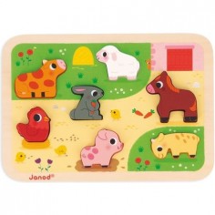 Chunky puzzle la ferme - Janod