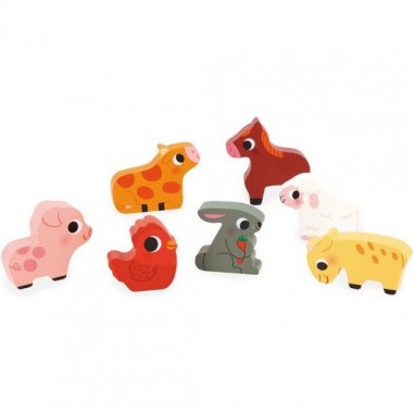 Chunky puzzle la ferme - Janod