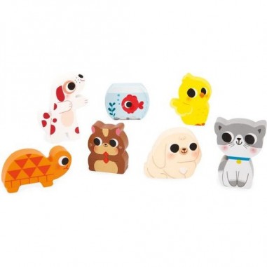 Chunky puzzle les animaux familiers - Janod