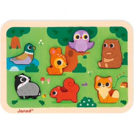Chunky puzzle la forêt - Janod