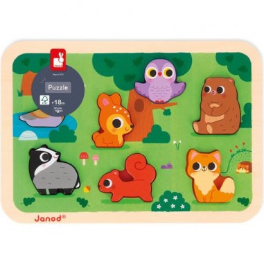 Chunky puzzle la forêt - Janod