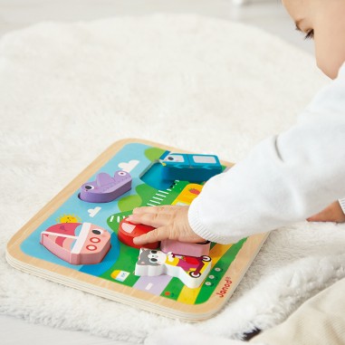 Chunky puzzle les véhicules - Janod