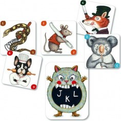 Jeu de cartes Djeco - ABC Miam 2