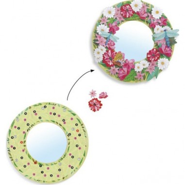 Coffret créatifs miroirs à décorer Douceurs floral - Djeco