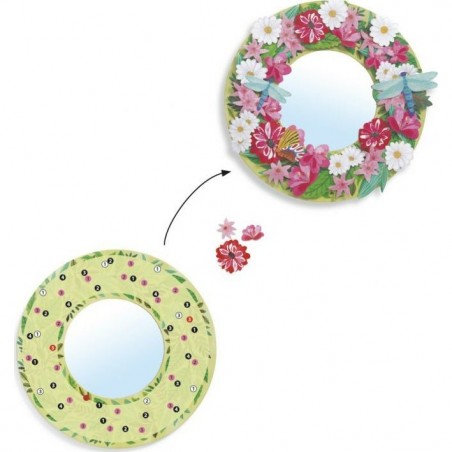 Coffret créatifs miroirs à décorer Douceurs floral - Djeco