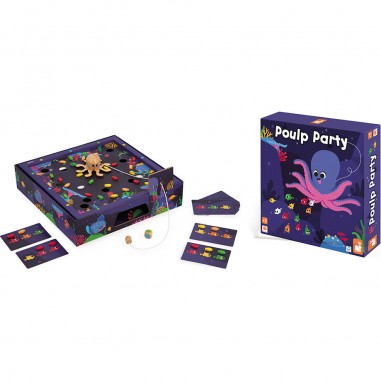 Jeu Poulp party - Janod - Adresse et Réflexion
