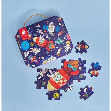 Puzzle fusée - 54 pcs - Janod