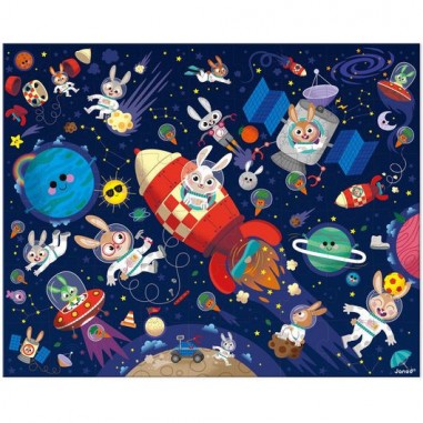 Puzzle fusée - 54 pcs - Janod