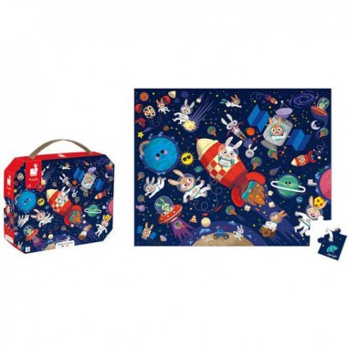Puzzle fusée - 54 pcs - Janod