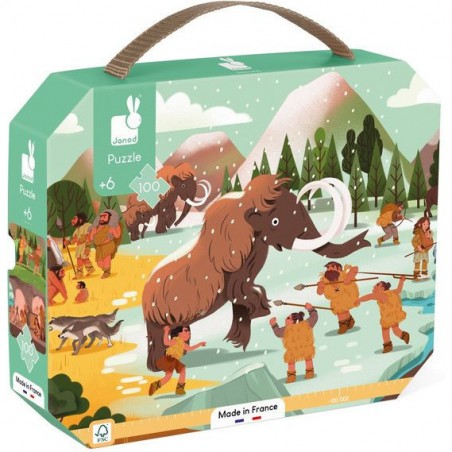 Puzzle préhistoire - 100 pcs - Janod
