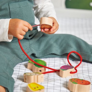 Perles à enfiler - potager - Janod