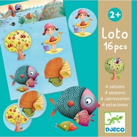 Jeu du loto Djeco - 4 saisons