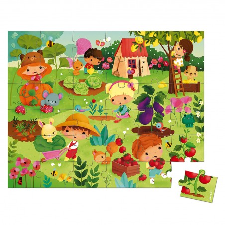 Puzzle Mon Jardin Potager 36 pcs - Un jouet - Janod