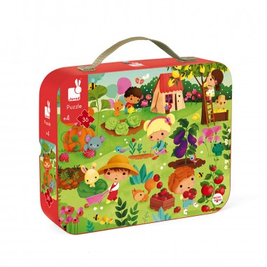 Puzzle Mon Jardin Potager 36 pcs - Un jouet - Janod