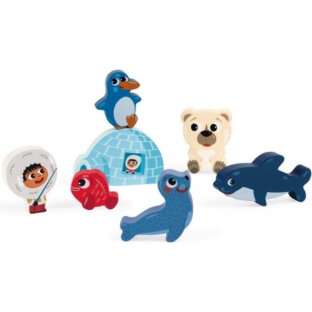 Puzzle 7 pièces : chunky puzzle arctique - Janod