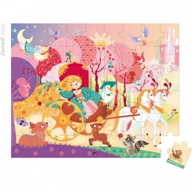 Puzzle La Princesse & le Carrosse - 54 pcs - Janod