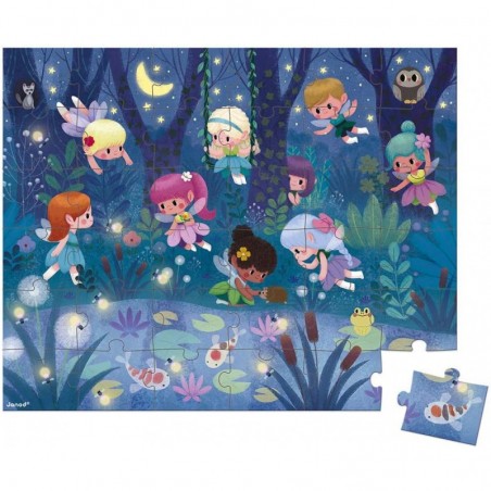 Puzzle les fées et nénuphars 36 pièces - Janod