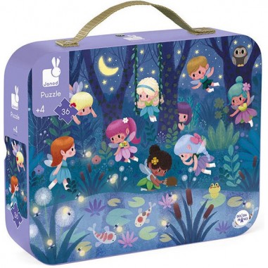 Puzzle les fées et nénuphars 36 pièces - Janod