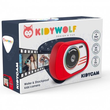 Appareil photo Kidycam rouge - Kidywolf - Dès 3 ans