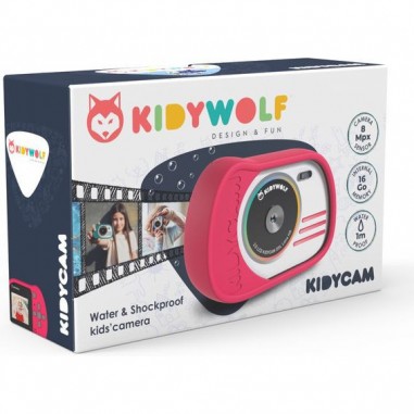 Appareil photo Kidycam rose - Dès 3 ans - Kidywolf