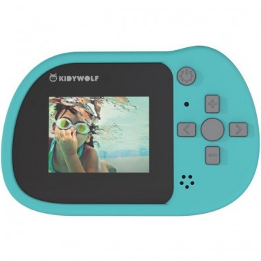Appareil photo Kidycam cyan - Dès 3 ans - Kidywolf