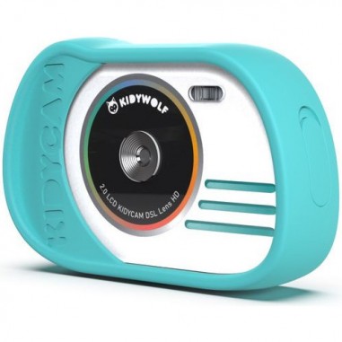Appareil photo Kidycam cyan - Dès 3 ans - Kidywolf