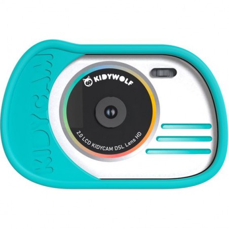 Appareil photo Kidycam cyan - Dès 3 ans - Kidywolf