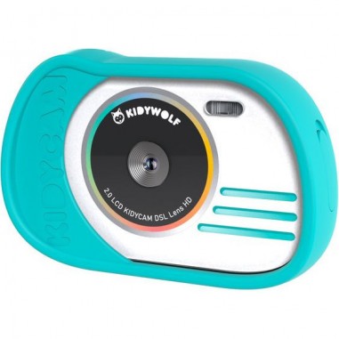 Appareil photo Kidycam cyan - Dès 3 ans - Kidywolf