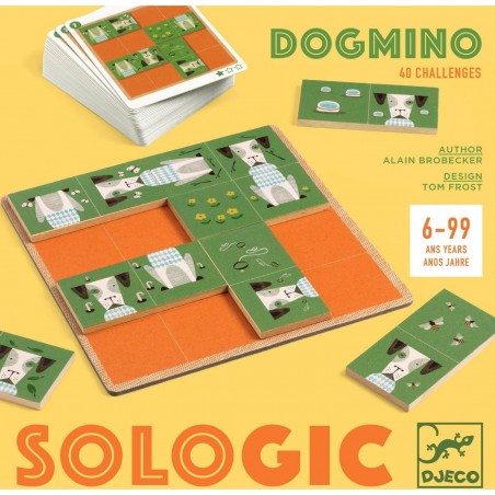 Dogmino Sologic - Casse-tête en bois - Djeco