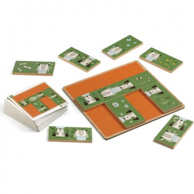 Dogmino Sologic - Casse-tête en bois - Djeco