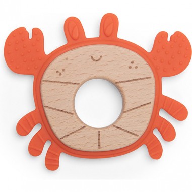 Assortiment 12 anneaux dentition bois et silicone Les aventures de Paulie - Moulin Roty