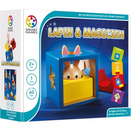 Lapin et Magicien Casse-tête en bois à partir de 2 ans - Smartgames
