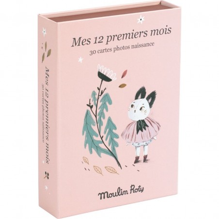 Coffret naissance Moulin Roty "Mes 12 premiers mois" Après la Pluie