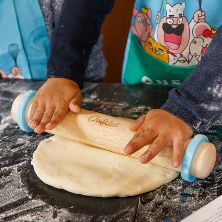 Rouleau à pâtisserie avec anneaux ajustables - Chefclub Kids