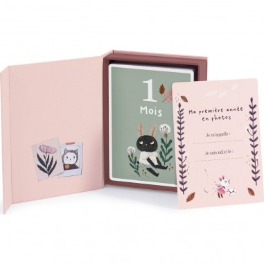 Coffret naissance Moulin Roty "Mes 12 premiers mois" Après la Pluie