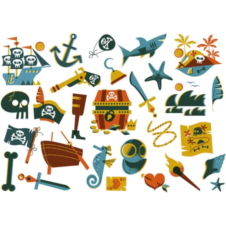 Tatouages Pirates pour enfant - Mes p'tits tattoos Auzou
