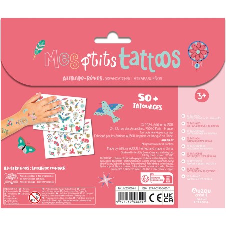 Mes p'tits tattoos - Mes p'tits tattoos attrape-rêves - Auzou