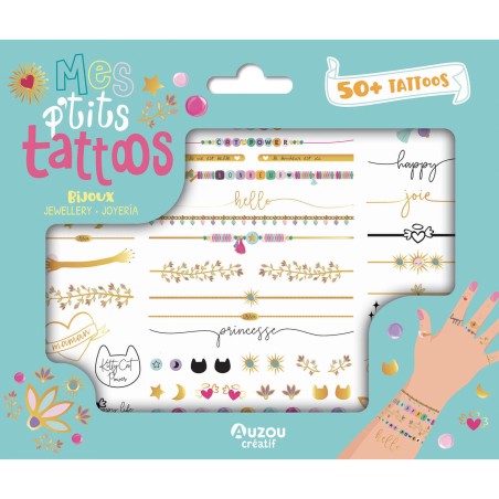 Tatouages enfants Bijoux - Mes p'tits tattoos Auzou