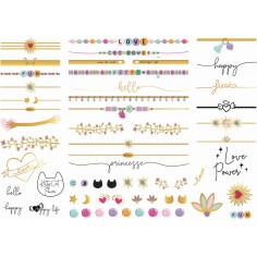 Tatouages enfants Bijoux - Mes p'tits tattoos Auzou 2