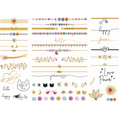 Tatouages enfants Bijoux - Mes p'tits tattoos Auzou