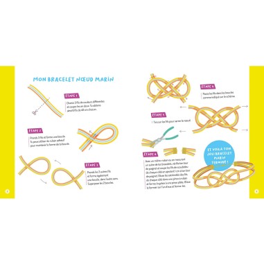 Mes scoubidous en néon - Auzou