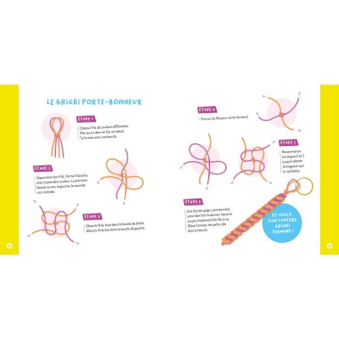 Mes scoubidous en néon - Auzou