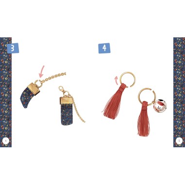 Mon joli collier en liberty à pompon - Auzou