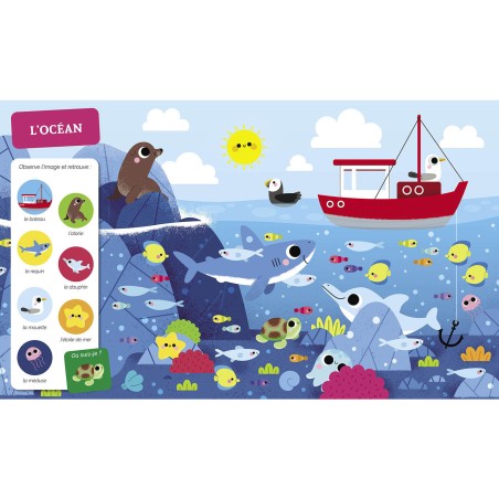 Livre Cherche et trouve des tout-petits Tous à l'eau - Auzou
