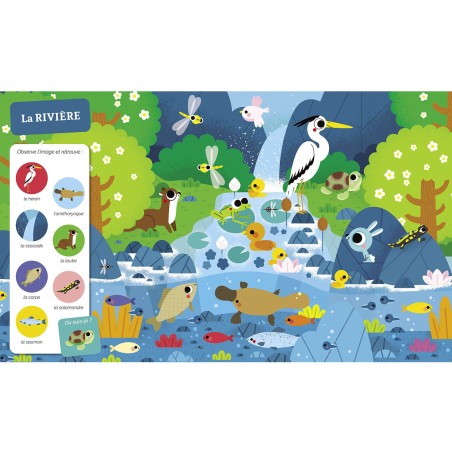 Livre Cherche et trouve des tout-petits Tous à l'eau - Auzou
