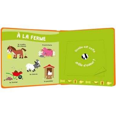 Mon livre des odeurs et des couleurs - Le livre des odeurs qui puent - Auzou