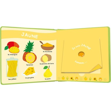 Mon livre des odeurs et des couleurs - Le marché - Auzou