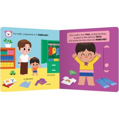 Anim'agier apprentissages - Je m'habille - Auzou