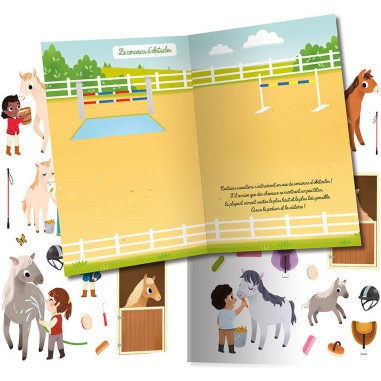 Mes tout premiers autocollants - Les chevaux et les poneys - Auzou