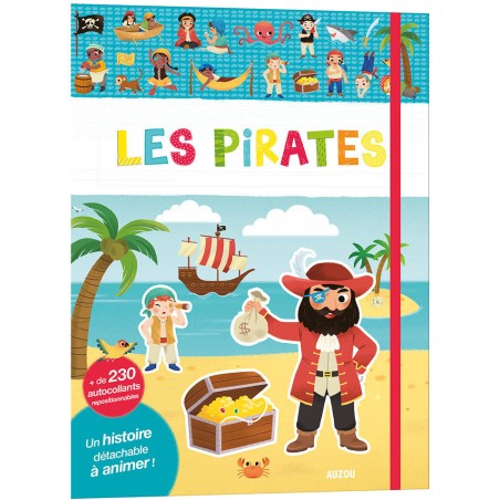 Mes tout premiers autocollants - Les pirates - Auzou